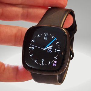 Fitbit Versa 3 Smartwatch & Fitness Tracker - Black/Black